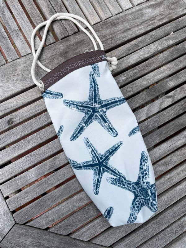 nautical theme starfish wine carrier