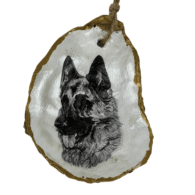 Decoupage Shell Ornament: GSD