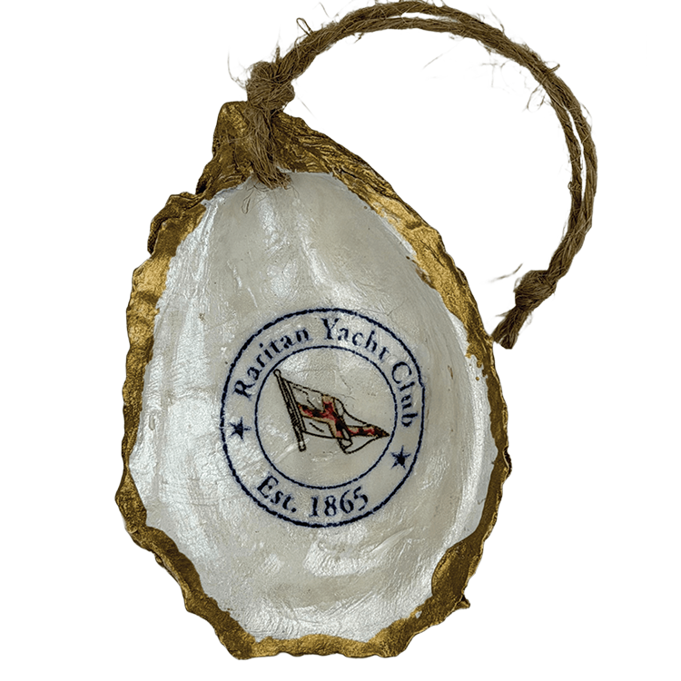 Decoupage Shell Ornament RYC Logo