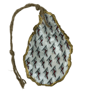 Decoupage Shell Ornament RYC Burgee mini-print
