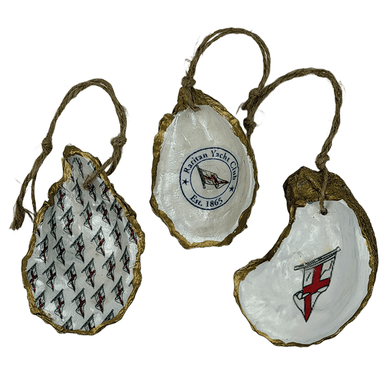 Decoupage Shell Ornament Set RYC Three