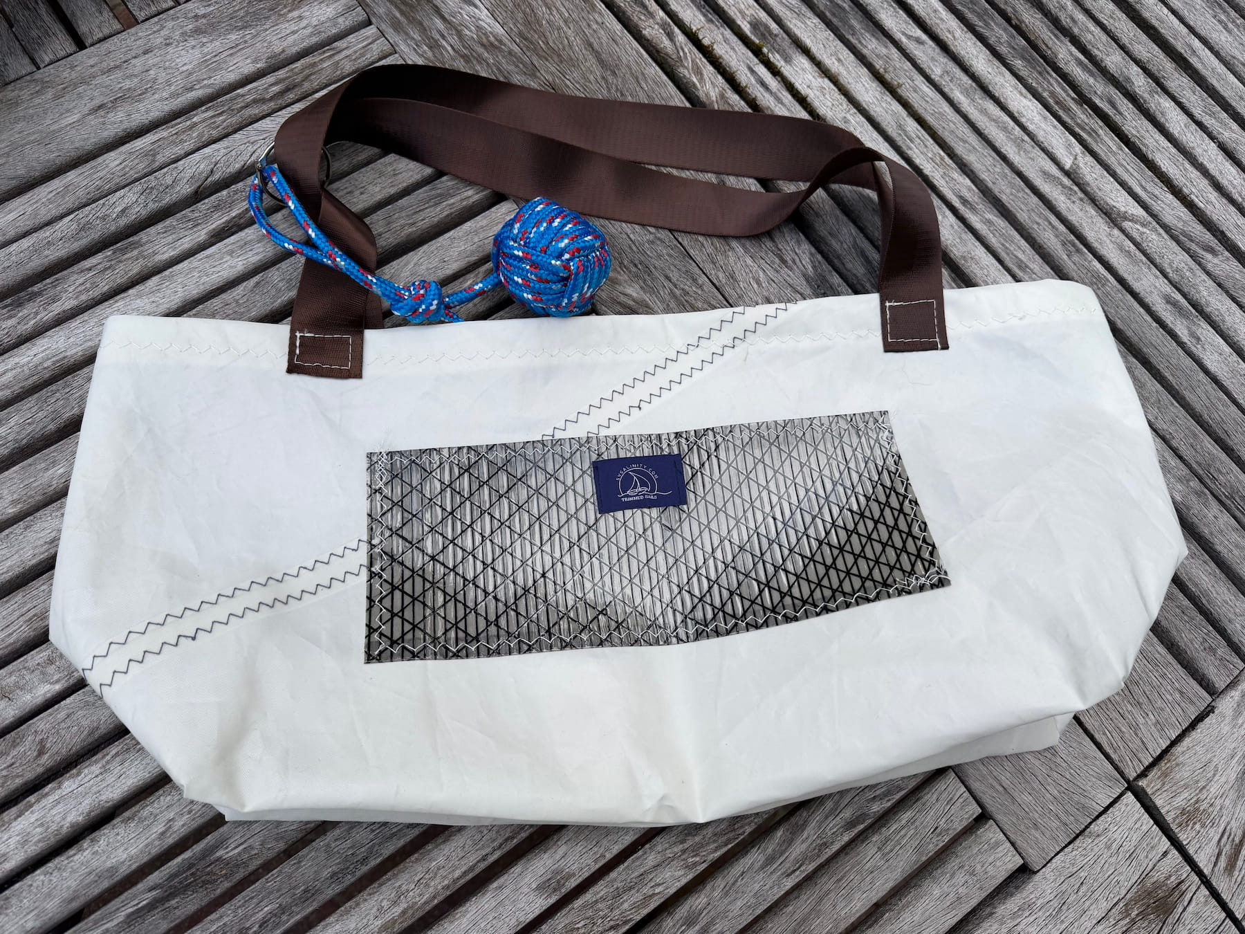 White & brown sailcloth tote bag-5 (Copy)